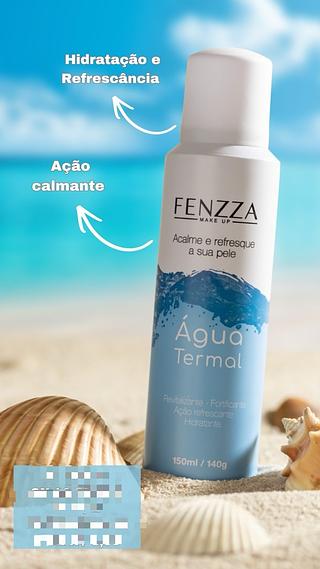 Agua termal c/12pcs FENZZA