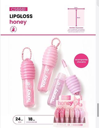 Lip Gloss c/24pcs Pink 21