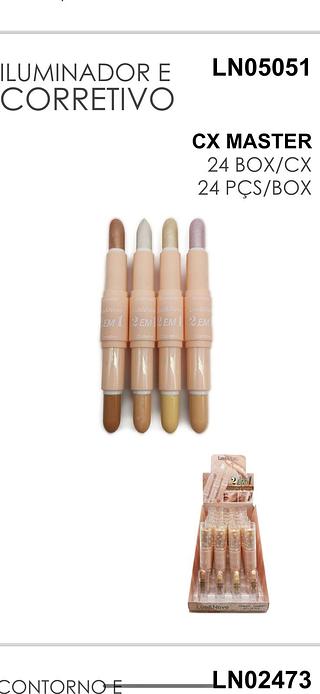 Iluminador e Corretivo c/24pcs (LN05051) Lua&neve PROMOCAO