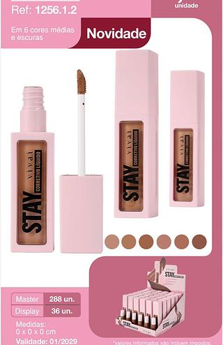 Corretivi liquido stay sort2 /36pcs VIVAI