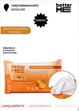Lenco demaquilante vitamina c c/24pcs BETTER ME