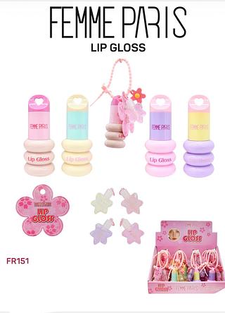 Lip gloss C/24pcs FEMME PARIS