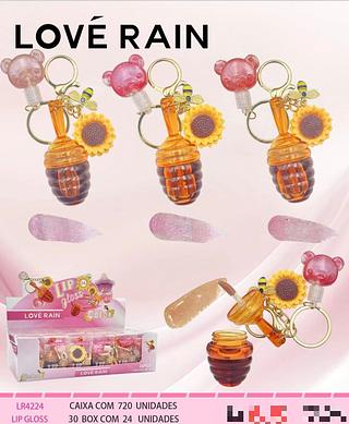 Lip gloss honey /24pcs Love Rain