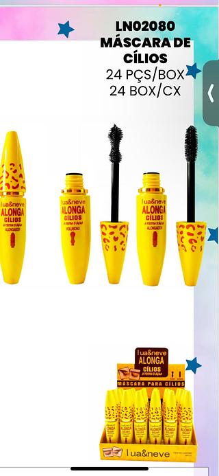 Mascara para cilios alonga /24pcs LUA NEVE