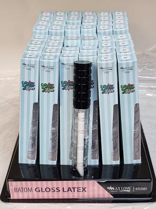 Batom Gloss Latex incolor /48pcs Max Love