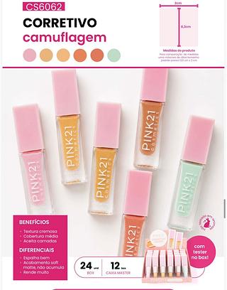 Corretivo liquido /24pcs Pink 21