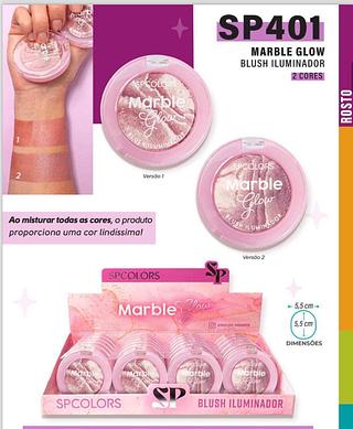 Blush iluminador 2cores /24pcs SP-colors