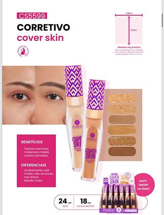 Corretivo Cover Skin /24pçs Pink 21
