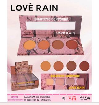 Contorno c/12pcs LOVE RAIN