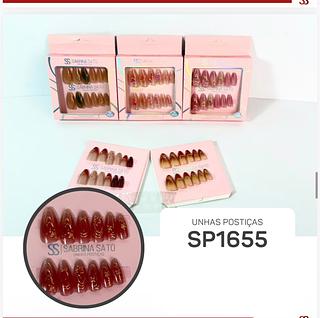 Unha postica em pvc c/12pcs SABRINA SATO