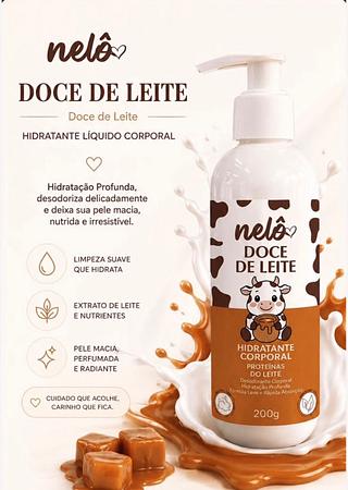 Hidratante doce de leite 200ml /12pcs NELO