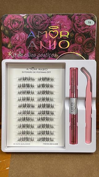 Cilios tufinho Amor & Anjo /10pçs