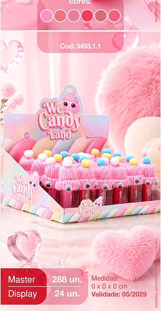 Gloss hat we candy /24pcs VIVAI