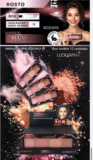 Quarteto Blush c/12pcs LUDURANA