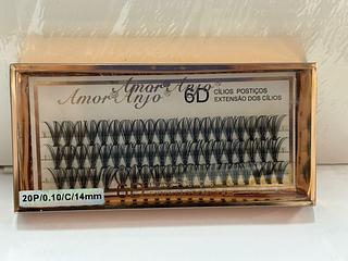 Cilios tufinho (20p/0.10/14mm ) Amor & Anjo /10pçs