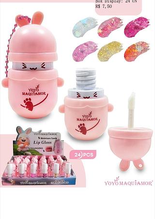 Lip Gloss c/24pçs Yoyo Maquiagem