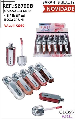 Lip gloss c/24pcs SARAHS