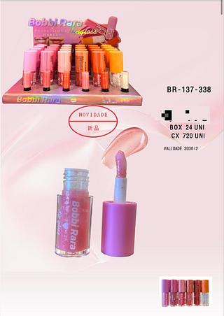 Lip Gloss c/24pçs Bobbi Rara