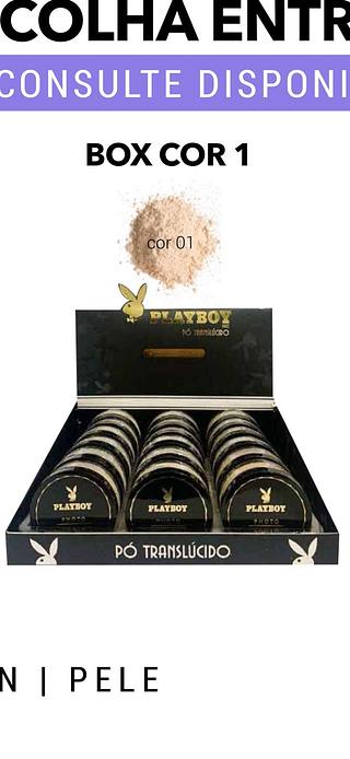 Po Translucido Facial Cor:1 /18pçs (PB1033-1) Playboy