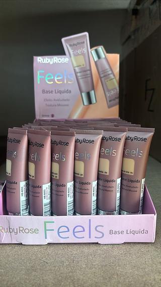 Base liquida efeito aveludado RubyRose Group2 C/48pcs