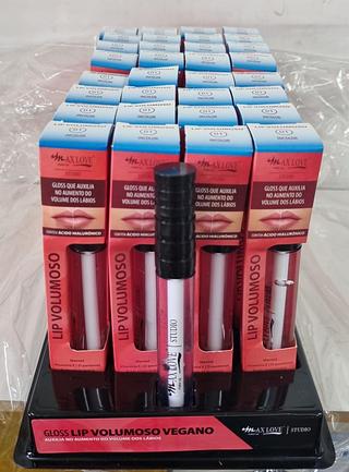 Gloss Lip Volumoso Vegano C/32pcs Max Love