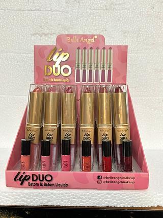 Batom e Batom liquido c/24pcs BELLE ANGEL
