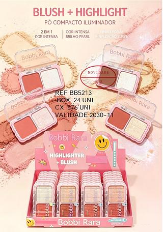 Blush e iluminador /24pcs BOBBI RARA
