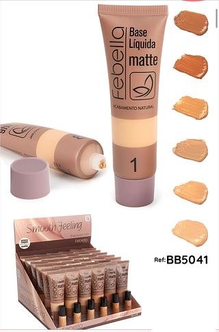 Base liquida matte febella C/36pçs (BB5041)