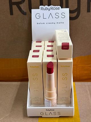 Batom Creamy Matte /12pcs RUBY ROSE GLASS