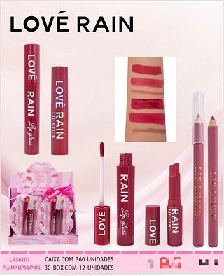 Kit Labial c/12pcs LOVE RAIN