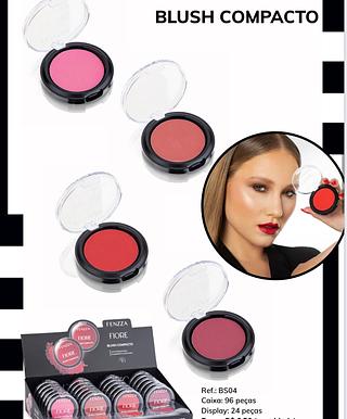 Blush compacto 4tons Fiore/ 24pçs (BS04) Fenzza