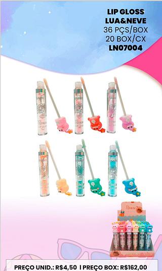 Lip Gloss/ 36pçs (LN07004) Lua&neve PROMOCAO