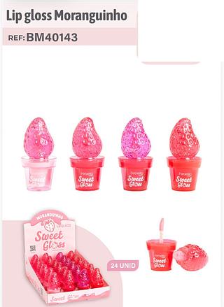 Lip gloss moranguinho /24pcs Febella