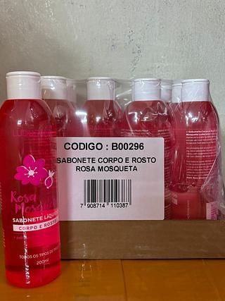 Sabonete corpo e rosto rosa mosqueta c/12pcs (B00296) LUDURANA