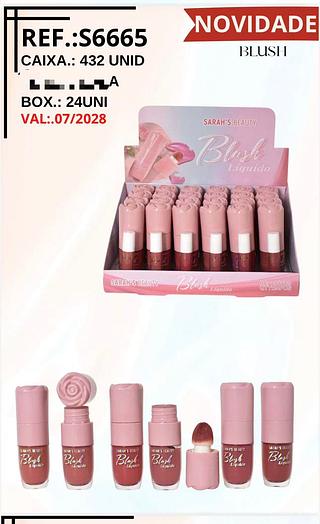 Blush liquido /24pcs Sarahs beauty