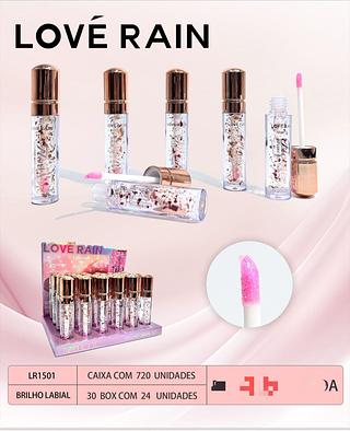 Brilho Labial c/24pçs Love Rain