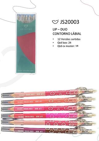 Lapis labial lip duo/ 24UNID Jasmyne (JS20003)