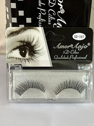 Cilios Postiços 1par/ 24unid Amor&anjo (1D-107)