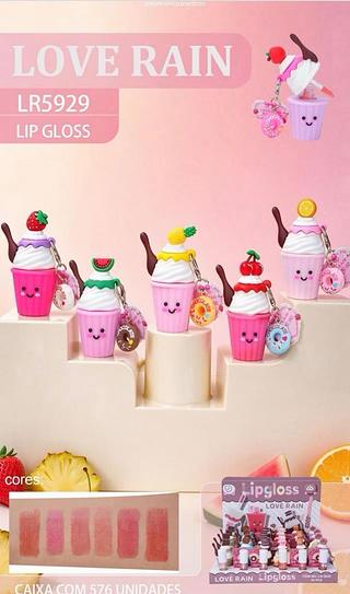 Lip gloss C/24pcs LOVE RAIN