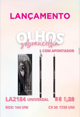 Lápis para Olhos Universal com Apontador /12pçs Labranche