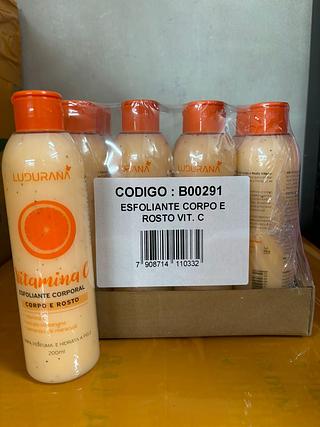 Esfoliante corpo e rosto vitamina c c/12pcs (B00291) LUDURANA