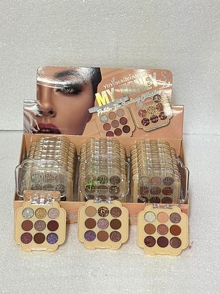 Paleta de Sombras c/24pçs Yoyo Maquiagem