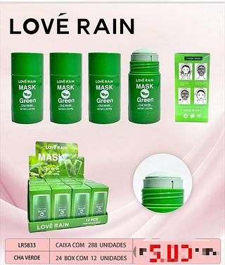 Mask green cha verde /12pcs LOVE RAIN