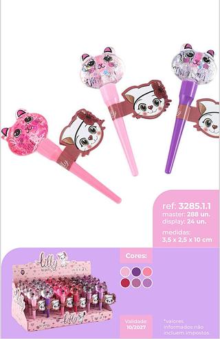 Lip gloss lilly c/24pcs VIVAI
