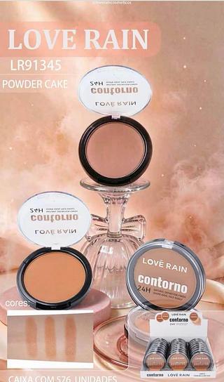 Contorno em po C/24pcs LOVE RAIN