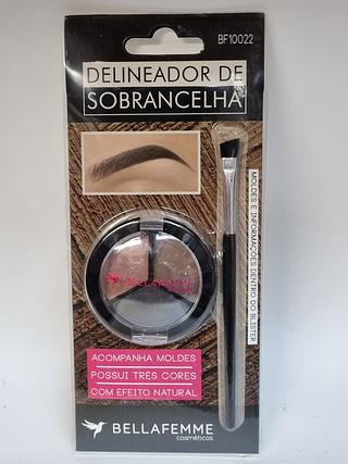 Delineador de sobrancelha Bellafemme C/12pcs