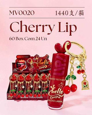 lip gloss cherry C/24pçs