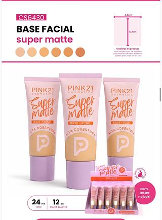 Base liquido super matte /24pcs PINK 21