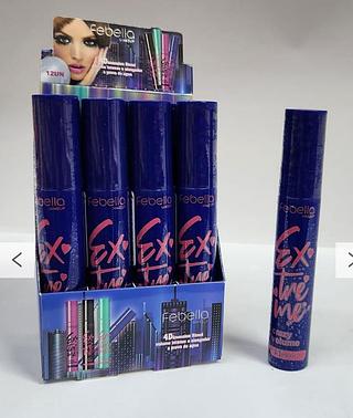 Mascara de cilios 4D super volume e alongamento/ 12pçs Febella