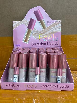 Corretivo Liquido Feels Ruby Rose COR 10.20.30 group1 c/36pcs